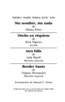 Sin Nombre, Sin NADA (Publicaciones de la Asociacion de Directores de Escena de Es)