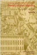 Proceedings of the First International Congress on Construction History, Madrid 20th-24th, January 2003