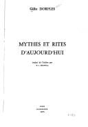 Mythes et rites d'aujourd' hui