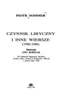 Czynnik liryczny i inne wiersze (1980-1986)