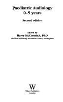 Paediatric audiology
