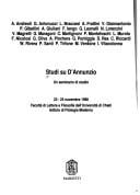 Studi su D'Annunzio