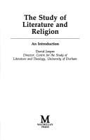 The study of literature and religion