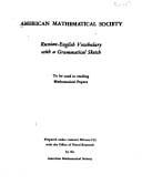 Russian-English vocabulary, with a grammatical sketch