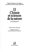Chimie et sciences de la nature