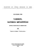 Varron, Satires Ménippées