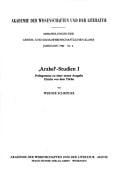 Arabelʻ-Studien