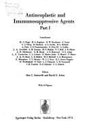 Antineoplastic and immunosuppressive agents