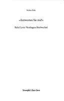 "Antworten Sie mir!"