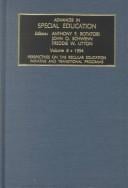 Advances in special education