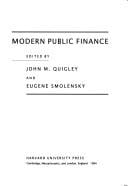 Modern public finance