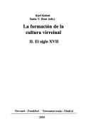 La formación de la cultura virreinal
