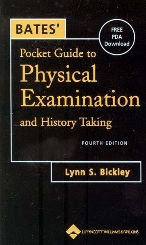 Bates' pocket guide to physical examination and history taking