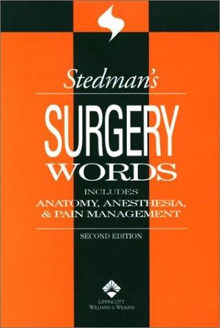 Stedman's Surgery Words