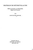 Erzählen im Spätmittelalter