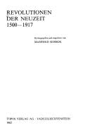 Revolutionen der Neuzeit, 1500-1917