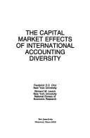 The capital market effects of international accounting diversity