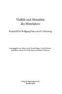 Vielfalt und Aktualität des Mittelalters