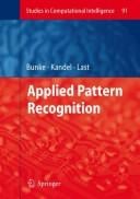 Applied pattern recognition
