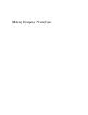 Making European private law