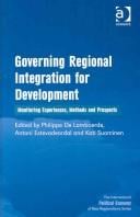 Governing regional integration for development