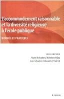 L'accommodement raisonnable et la diversité religieuse à l'école publique