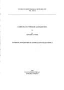 Corpus of Cypriote antiquities