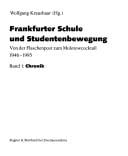 Frankfurter Schule und Studentenbewegung