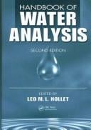 Handbook of water analysis