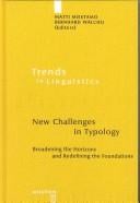 New challenges in typology