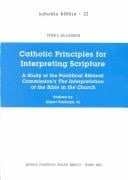 Catholic principles for interpreting scripture