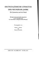 Deutsch-jüdische Literatur der neunziger Jahre. Die Generation nach der Shoa