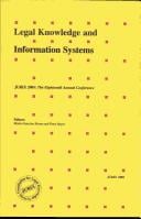 Legal knowledge and information systems
