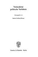 Vormoderne politische Verfahren