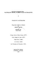 Visages du naturalisme