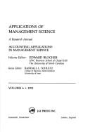 Applications of Management Science: Accounting Applications in Management Service