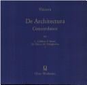 Vitruve De architectura : concordance