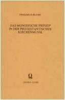 Das monodische Prinzip in der protestantischen Kirchenmusik