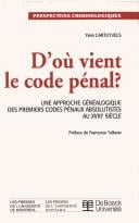 D'où vient le code pénal?
