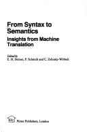 From syntax to semantics