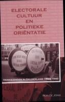 Electorale cultuur en politieke oriëntatie