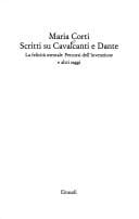 Scritti su Cavalcanti e Dante