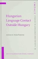 Hungarian language contact outside Hungary