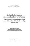 La famille, les femmes et le quotidien
