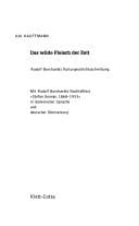 Das wilde Fleisch der Zeit: Rudolf Borchardts Kulturgeschichtsschreibung