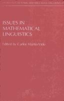 Issues in mathematical linguistics