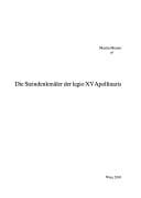 Die Steindenkmäler der legio XV Apollinaris