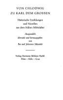 Von Chlodwig zu Karl dem Grossen