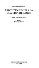 Esposizioni sopra la Comedia di Dante