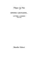 Divino Giovanni--lettere a Comisso, 1919-1951